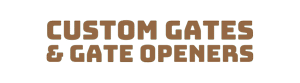 Custom Gates and Gate Openers Logo Footer Small